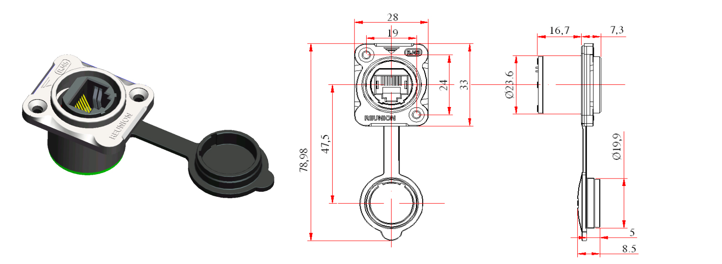 IP67 data connectors