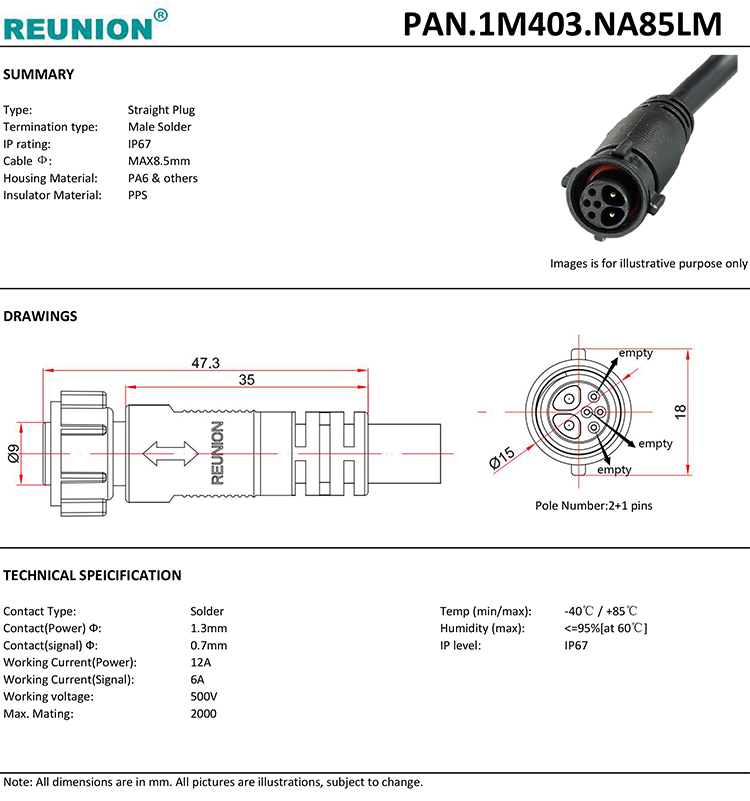 waterproof cable assembly