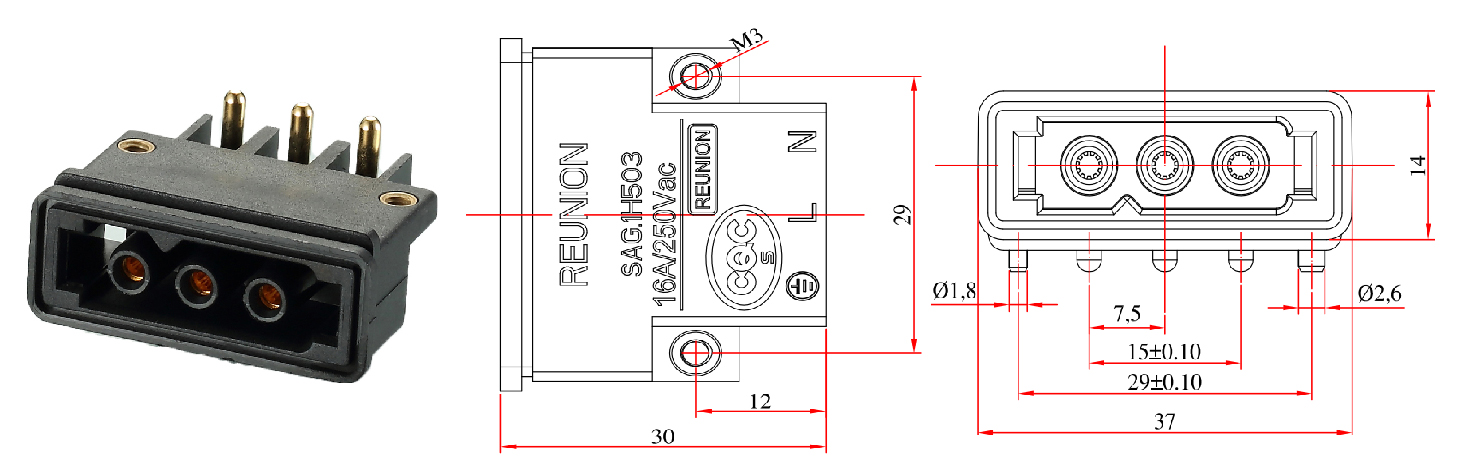 3Pin Power connector