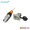Waterproof RJ45 connector assembly network cable IP67 LED signal connectors