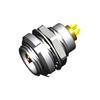 REUNION S series SRD double nut fixed socket with solder and PCB mount for test and measurement applications