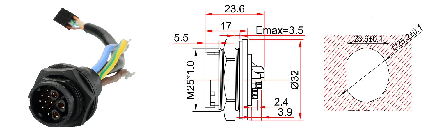cable mout connector