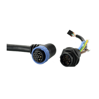 Customizable electric bicycle connectors battery connector and cable assembly