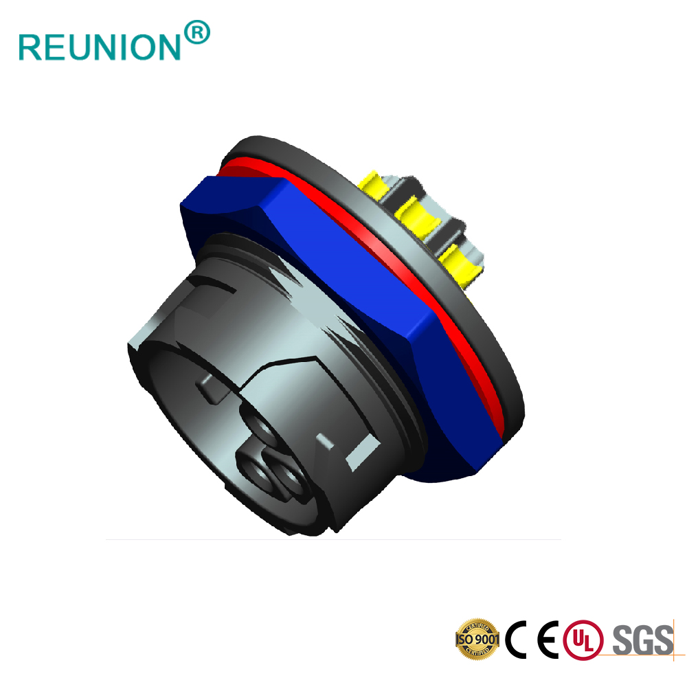 Panel type connector