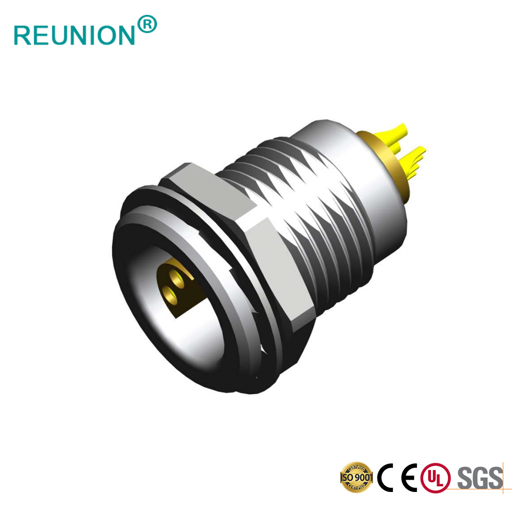 S Series Multipole Fixed Self-Locking Push Pull Connector for Panel Fixing