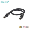 Custom Cable Assembly S102 Compatible Male Plug Connector To DC Data Adapter