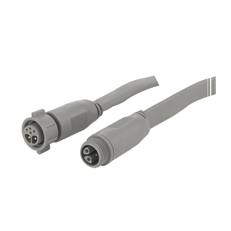 IP67 Outdoor Waterproof Connectors M Series 2+4 Hybrid Pins Power And Signal Connector