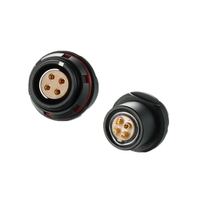 F series coaxial pins signal transmission push-pull connector