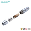 Quick lock push in male to female 9pins wire connector Metal Push-Pull Connectors