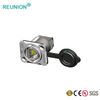Industrial RJ45 Signal Transmission Connector Male Female Quick Lock Metal Shell Data Connector
