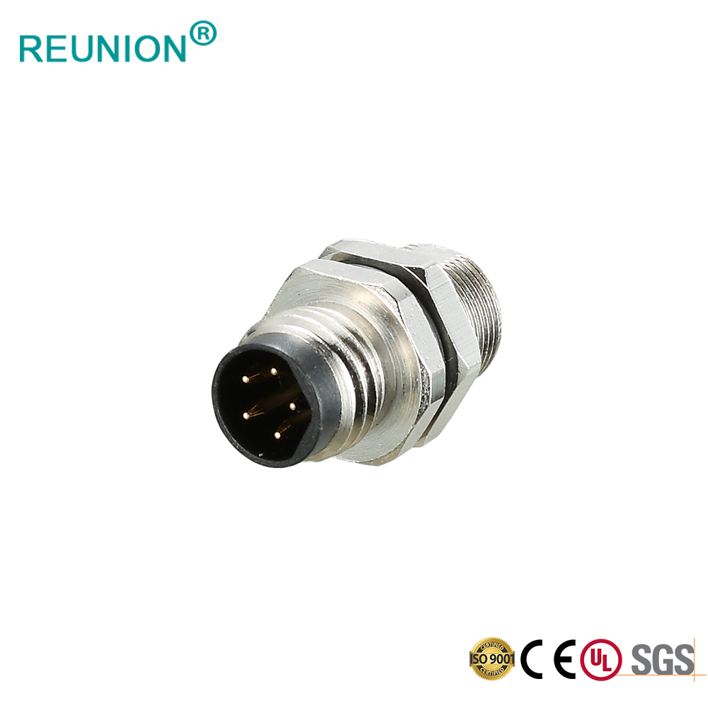 IP67 IP68 A CODE Male Female 3 Pin 4 Pin 5Pin M12 Waterproof Connector for Industrial Machine Automation