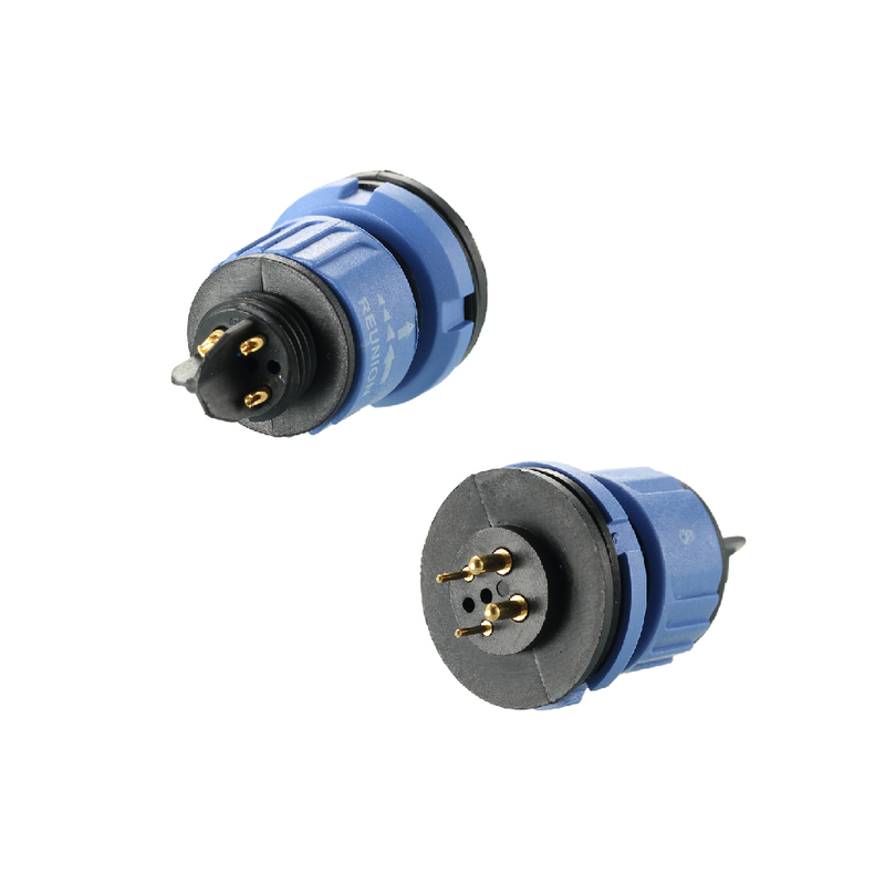 Lithium electric tricycle power plug charging connector assembly REUNION custom waterproof cable assembly