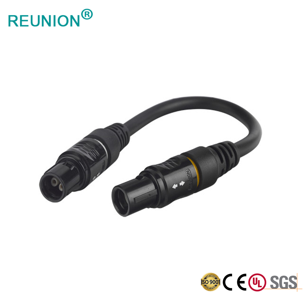 REUNION P Series - Professional Manufacturer Plastic Male Connectors 3+8pins Quick Push-Pull System