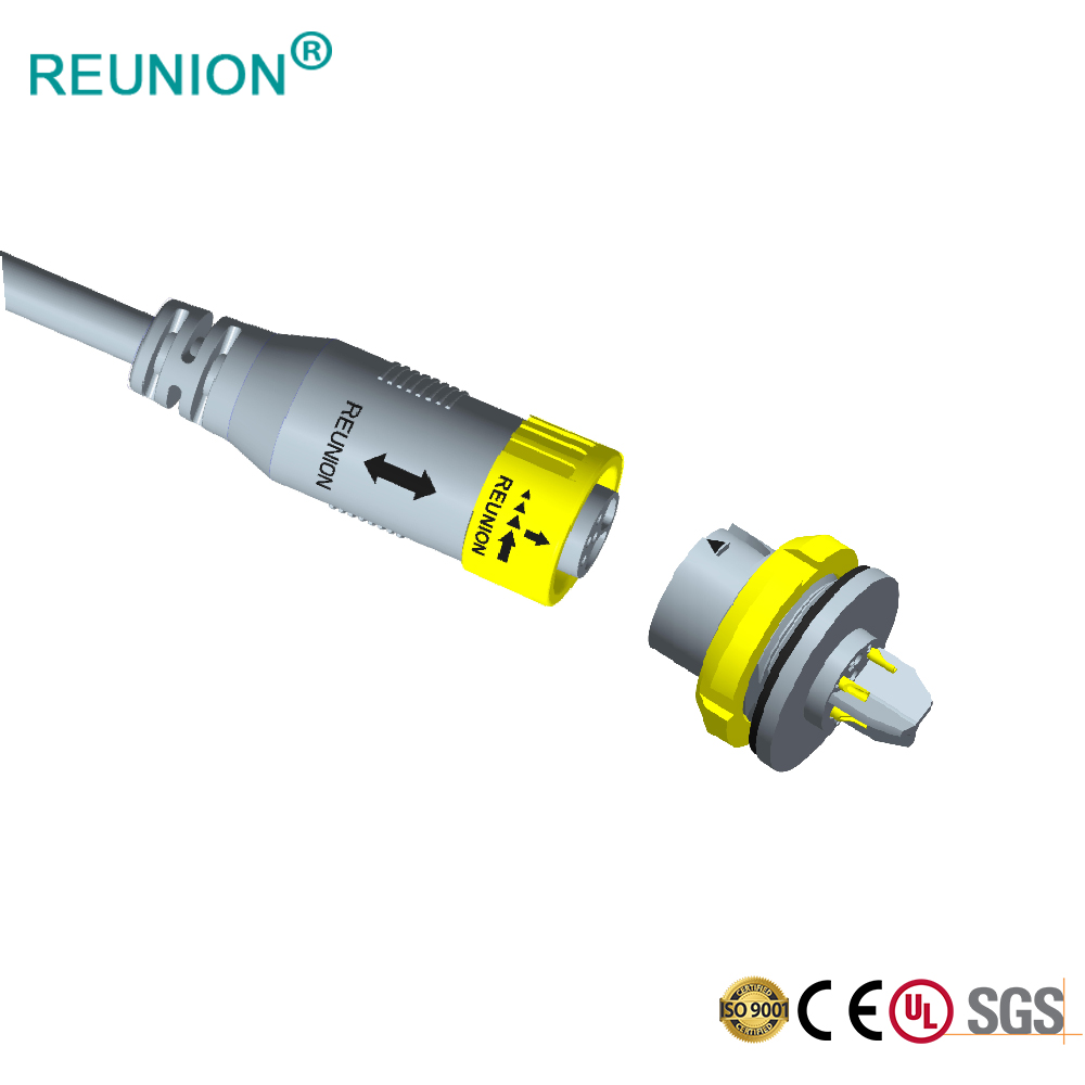 REUNION Connectors - 1X series 2+2 connectors for LED Optoelectronic Industry Projects